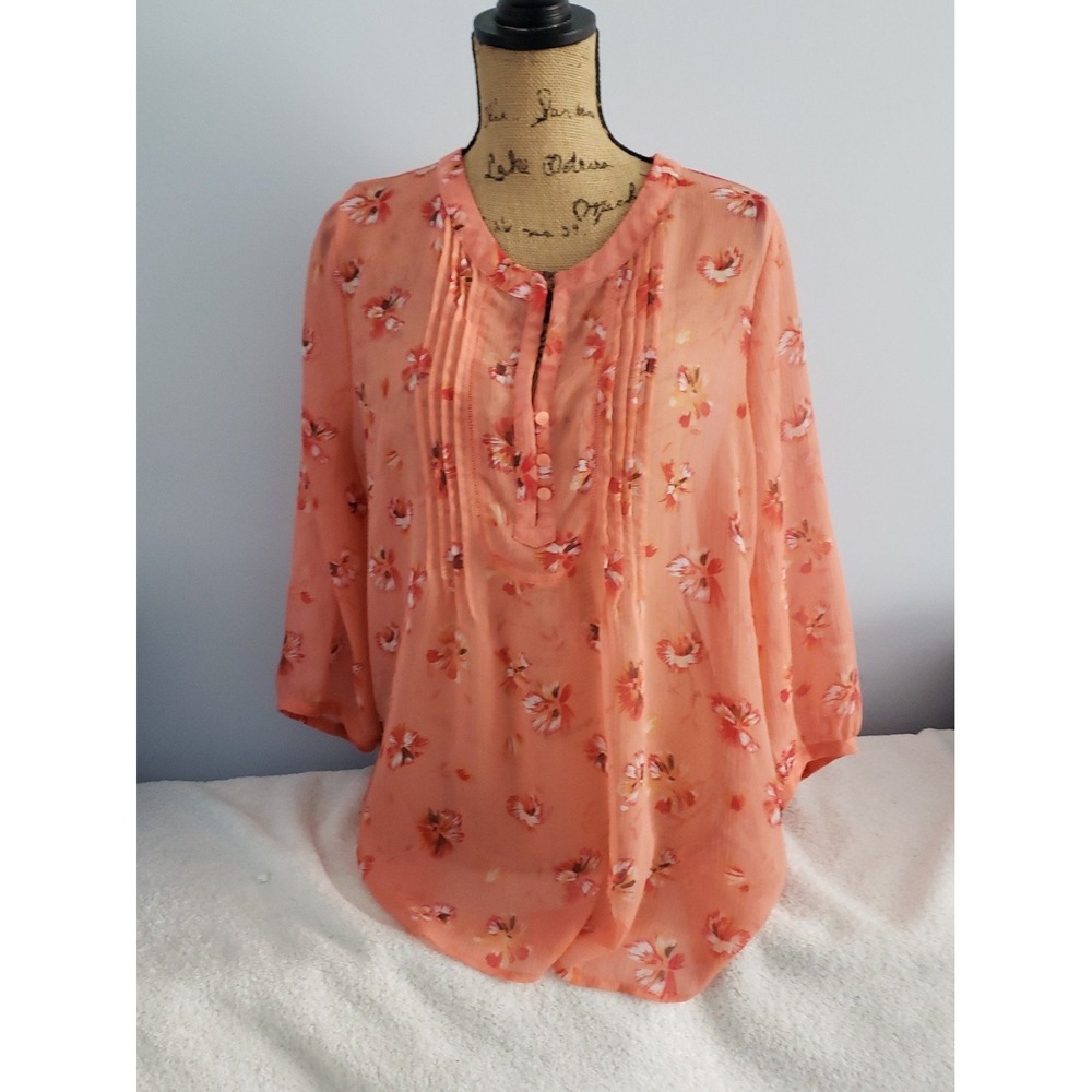St. Johns‎ Bay Womans Blouse Size XL